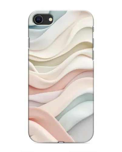 Чохол для iPhone SE (2020) з картинкою «Пастельні ніжні хвилі»