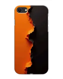 Чохол для iPhone SE (2020) з картинкою «Помаранчевий розлом»