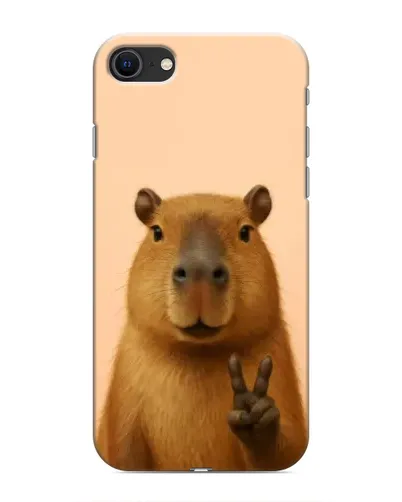Чохол для iPhone SE (2020) з картинкою «Капібара вікторія»
