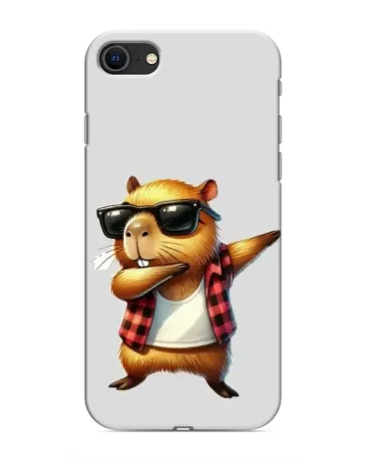 Чохол для iPhone SE (2020) з картинкою «Капібара репер даб»