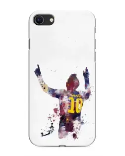 Чехол для iPhone SE (2020) с картинкой «Messi Barca»