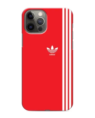 Чехол для iPhone 11 Pro Max с картинкой «Красный минимализм Adidas»