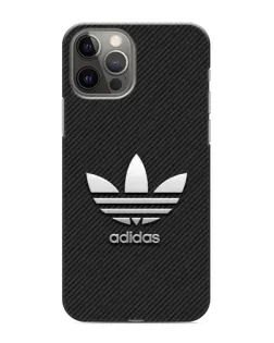 Чехол для iPhone 11 Pro Max с картинкой «Adidas Карбоновая текстура»