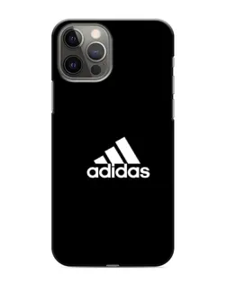 Чехол для iPhone 11 Pro Max с картинкой «Черная классика Adidas»