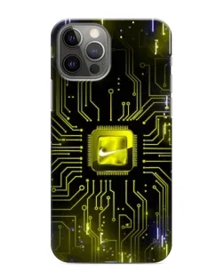 Чохол для iPhone 11 Pro Max з картинкою «Nike — золота іскра»