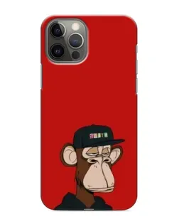 Чохол для iPhone 11 Pro Max з картинкою «Bored Ape — червоний фон» Чохол для iPhone 11 Pro Max з картинкою «Bored Ape — червоний фон»