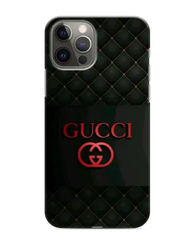 Чехол для iPhone 11 Pro Max с картинкой «Gucci — стеганый черный»