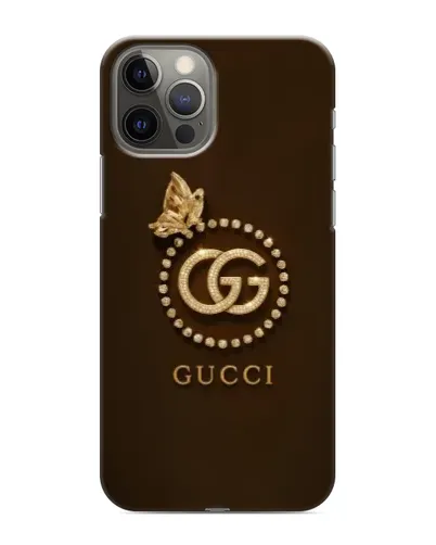 Чехол для iPhone 11 Pro Max с картинкой «Gucci — золотая бабочка»