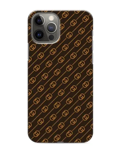 Чехол для iPhone 11 Pro Max с картинкой «Gucci — золотые диагонали»