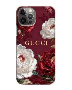 Чохол для iPhone 11 Pro Max з картинкою «Gucci — бордові троянди» Чохол для iPhone 11 Pro Max з картинкою «Gucci — бордові троянди»