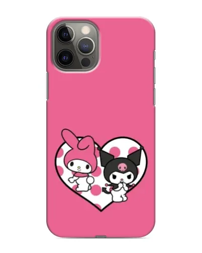 Чохол для iPhone 11 Pro Max з картинкою «Kuromi та My Melody» Чохол для iPhone 11 Pro Max з картинкою «Kuromi та My Melody»