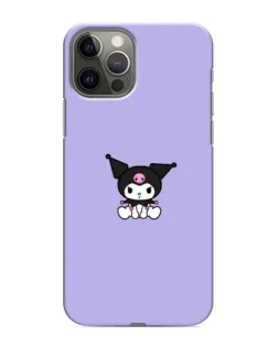 Чохол для iPhone 11 Pro Max з картинкою «Kuromi — фіолетовий мінімалізм»