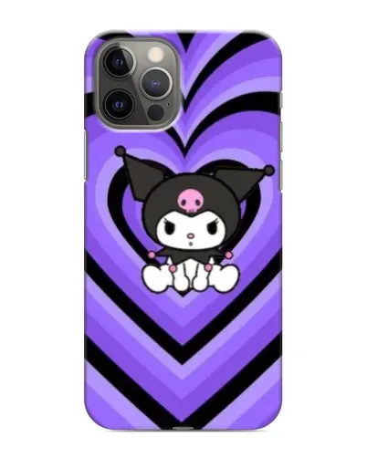 Чохол для iPhone 11 Pro Max з картинкою «Kuromi та фіолетові серця» Чохол для iPhone 11 Pro Max з картинкою «Kuromi та фіолетові серця»
