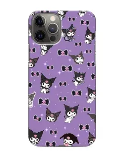 Чохол для iPhone 11 Pro Max з картинкою «Kuromi — патерн»