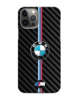 Чехол для iPhone 11 Pro Max с картинкой «Эмблема BMW и карбон»