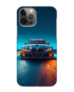 Чехол для iPhone 11 Pro Max с картинкой «BMW — огни неона»