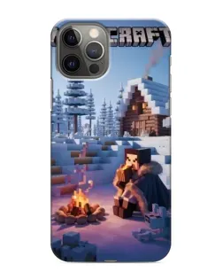 Чохол для iPhone 11 Pro Max з картинкою «Зимовий Minecraft»