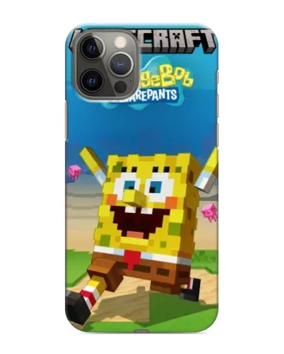 Чохол для iPhone 11 Pro Max з картинкою «Губка Боб Minecraft» Чохол для iPhone 11 Pro Max з картинкою «Губка Боб Minecraft»
