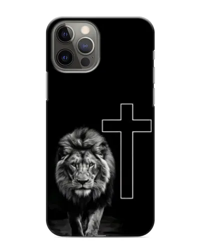 Чохол для iPhone 11 Pro Max з картинкою «Лев та Хрест»