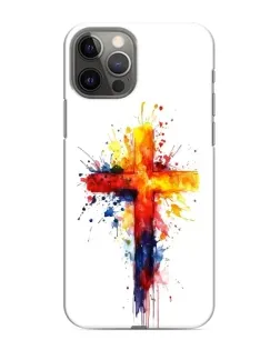 Чохол для iPhone 11 Pro Max з картинкою «Акварельний хрест»