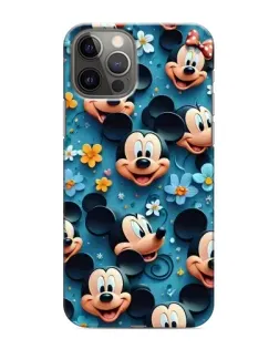 Чохол для iPhone 11 Pro Max з картинкою «Паттерн Міккі та Мінні»