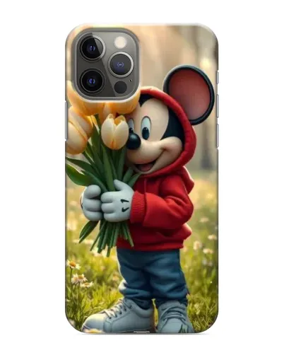 Чохол для iPhone 11 Pro Max з картинкою «Міккі з тюльпанами» Чохол для iPhone 11 Pro Max з картинкою «Міккі з тюльпанами»