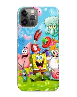 Чехол для iPhone 11 Pro Max с картинкой «Губка Боб и друзья»