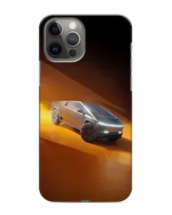Чохол для iPhone 11 Pro Max з картинкою «Cybertruck у пустелі»