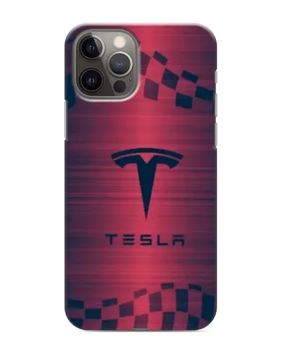 Чохол для iPhone 11 Pro Max з картинкою «Тесла червоний карбон» Чохол для iPhone 11 Pro Max з картинкою «Тесла червоний карбон»