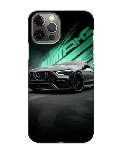 Чехол для iPhone 11 Pro Max с картинкой «Темный Mercedes AMG»