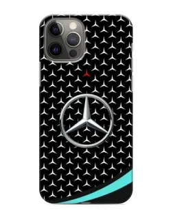 Чехол для iPhone 11 Pro Max с картинкой «Mercedes — бирюзовый акцент»