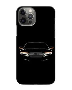 Чохол для iPhone 11 Pro Max з картинкою «Audi — нічний контур»
