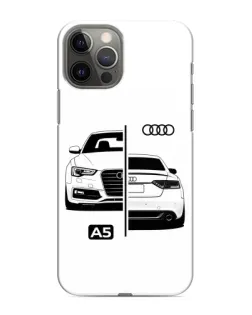 Чохол для iPhone 11 Pro Max з картинкою «Audi — контрастний дизайн»
