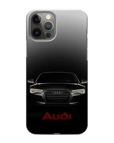 Чохол для iPhone 11 Pro Max з картинкою «Audi — градієнтний контур»