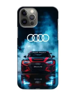 Чохол для iPhone 11 Pro Max з картинкою «Audi Sport — неон»