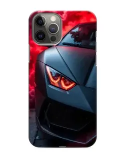 Чехол для iPhone 11 Pro Max с картинкой «Lamborghini красное сияние»