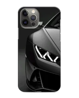 Чехол для iPhone 11 Pro Max с картинкой «Lamborghini фары детализация»