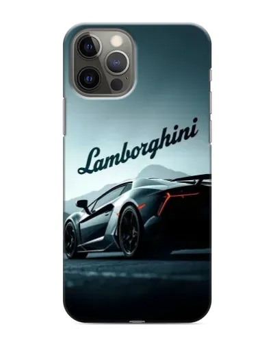 Чехол для iPhone 11 Pro Max с картинкой «Классическая надпись Lamborghini»