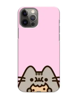 Чохол для iPhone 11 Pro Max з картинкою «Pusheen та печиво»