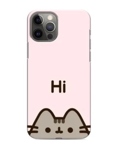 Чохол для iPhone 11 Pro Max з картинкою «Пушин каже Hi»