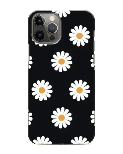 Чехол для iPhone 11 Pro Max с картинкой «Ромашки на черном» Чехол для iPhone 11 Pro Max с картинкой «Ромашки на черном»