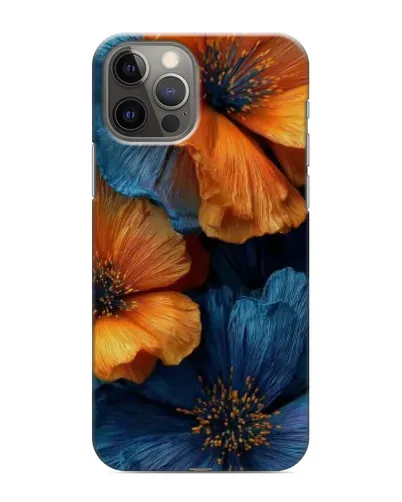 Чохол для iPhone 11 Pro Max з картинкою «Яскрава синьо-помаранчева флора» Чохол для iPhone 11 Pro Max з картинкою «Яскрава синьо-помаранчева флора»