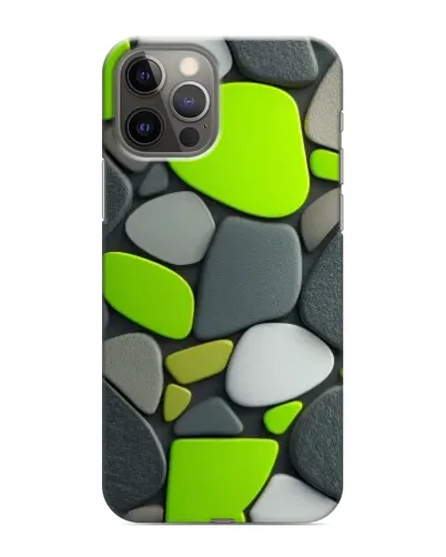 Чехол для iPhone 11 Pro Max с картинкой «Яркая неоновая галька»