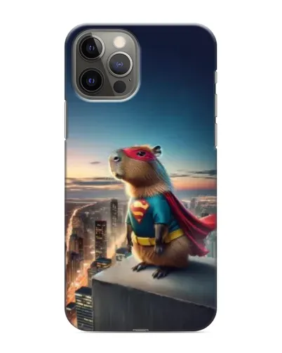 Чохол для iPhone 11 Pro Max з картинкою «Капі-мен супергерой» Чохол для iPhone 11 Pro Max з картинкою «Капі-мен супергерой»
