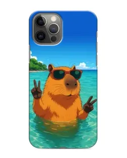 Чохол для iPhone 11 Pro Max з картинкою «Морська капібара» Чохол для iPhone 11 Pro Max з картинкою «Морська капібара»