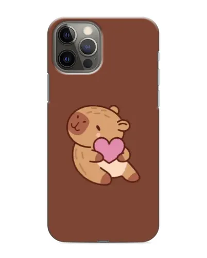 Чохол для iPhone 11 Pro Max з картинкою «Капібара з серцем» Чохол для iPhone 11 Pro Max з картинкою «Капібара з серцем»