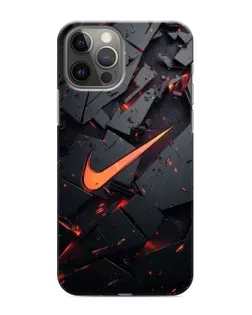 Чохол для iPhone 11 Pro з картинкою «Nike — ефект розломів»