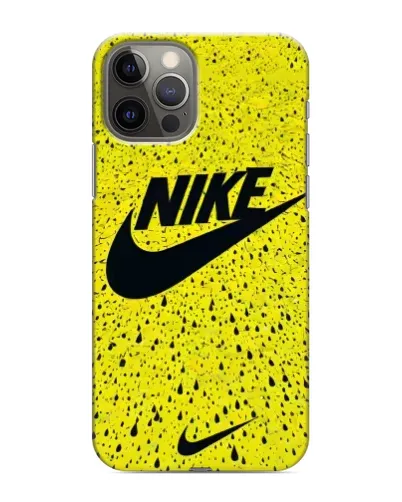 Чохол для iPhone 11 Pro з картинкою «Жовтий текстурний Nike»
