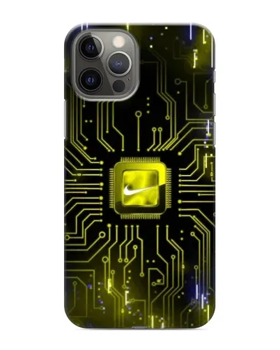 Чохол для iPhone 11 Pro з картинкою «Nike — золота іскра»