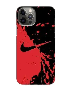 Чехол для iPhone 11 Pro с картинкой «Красные брызги Nike»